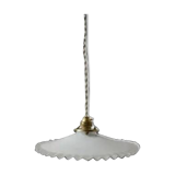Pendant in serrated opaline early 20th century