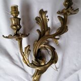 Wall light bronze style Louis XV