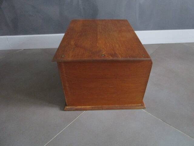Oak office sorter/antique mail rack