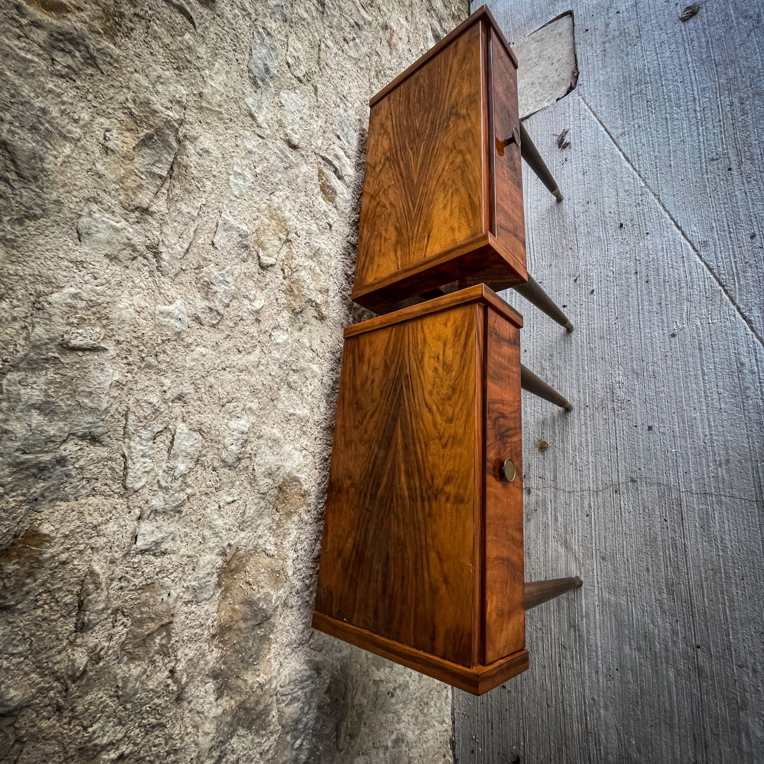 Pair of Rosewood bedside tables
