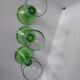 White wine glasses from Alsace Roemer foot in filigree blown glass
