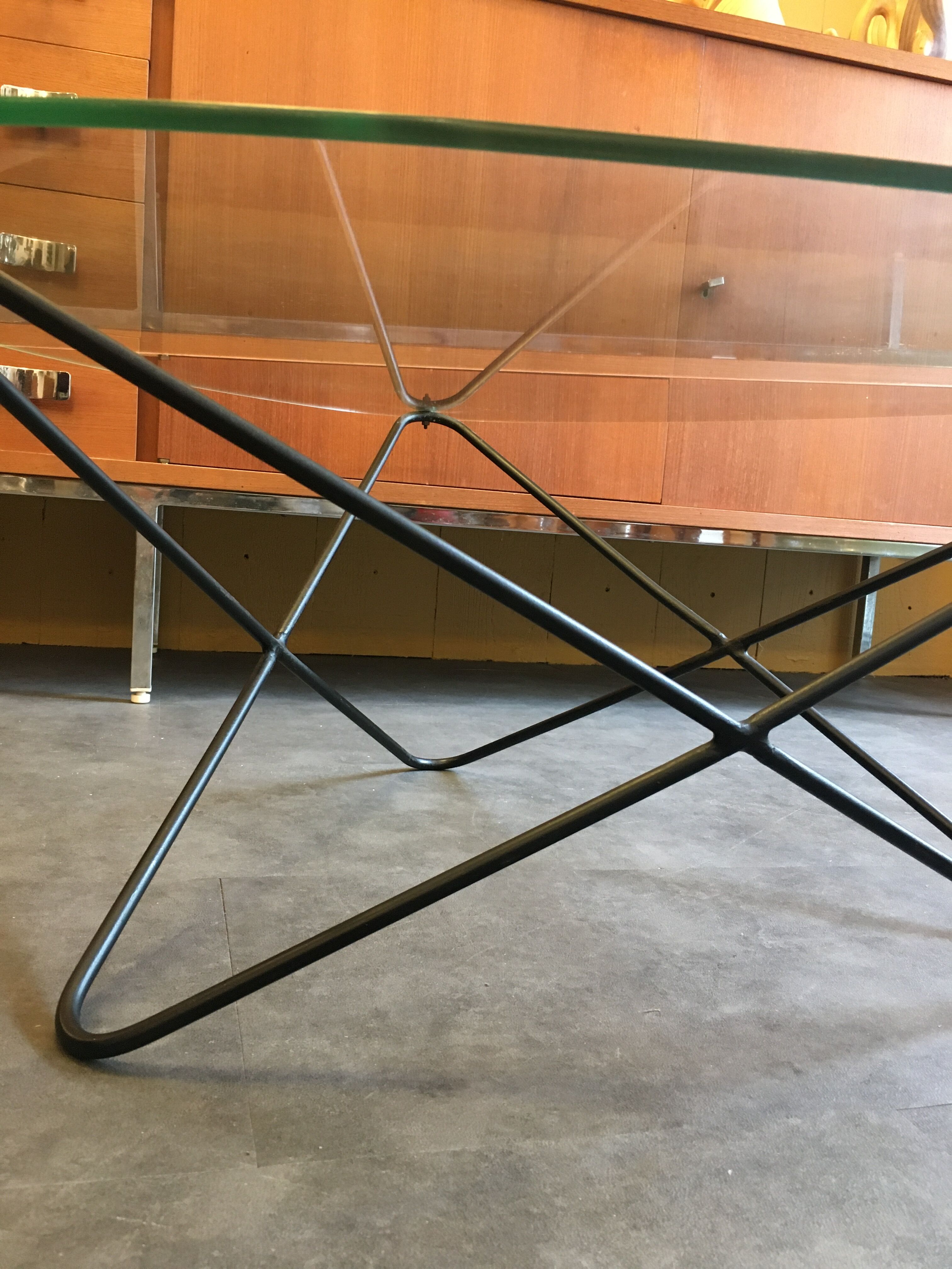 Table basse Jasmin, de F.Lasbleiz, Airborne, circa 1950