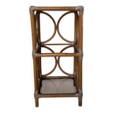 Rattan shelf