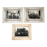 3 class photos early twentieth