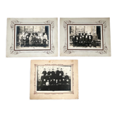 3 class photos early twentieth