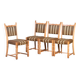 Chaises Vintage en Chêne, Danemark, 1960s, Set de 4