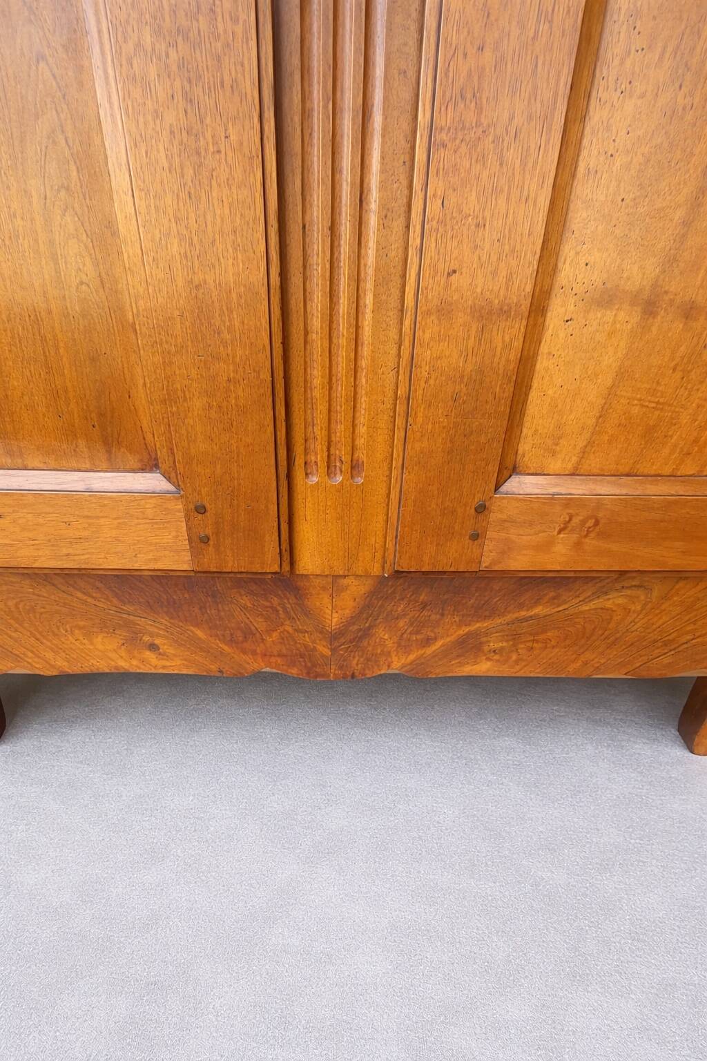 Antique walnut wardrobe – 19th century