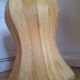 Vintage rattan and wicker table leg, old furniture