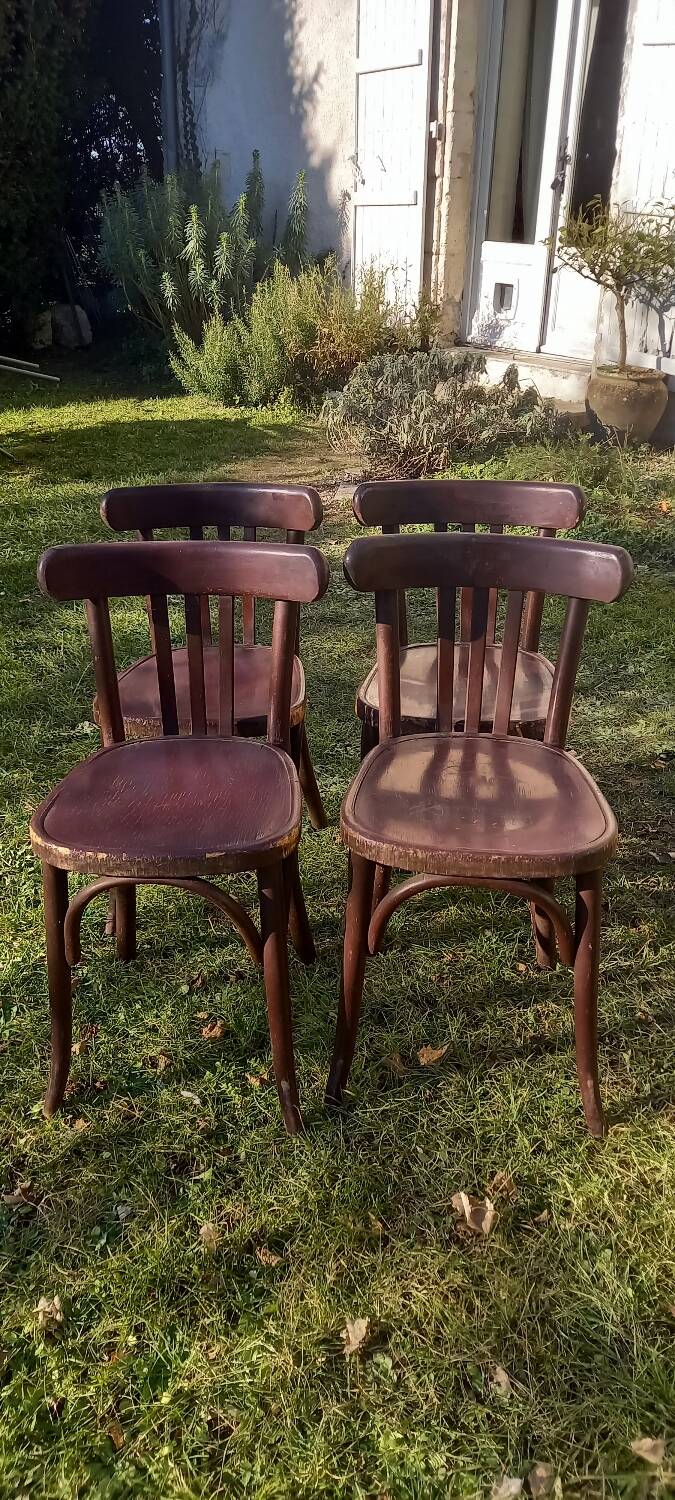4 chaises bistrot