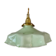 Suspension vintage lampshade in opaline mint