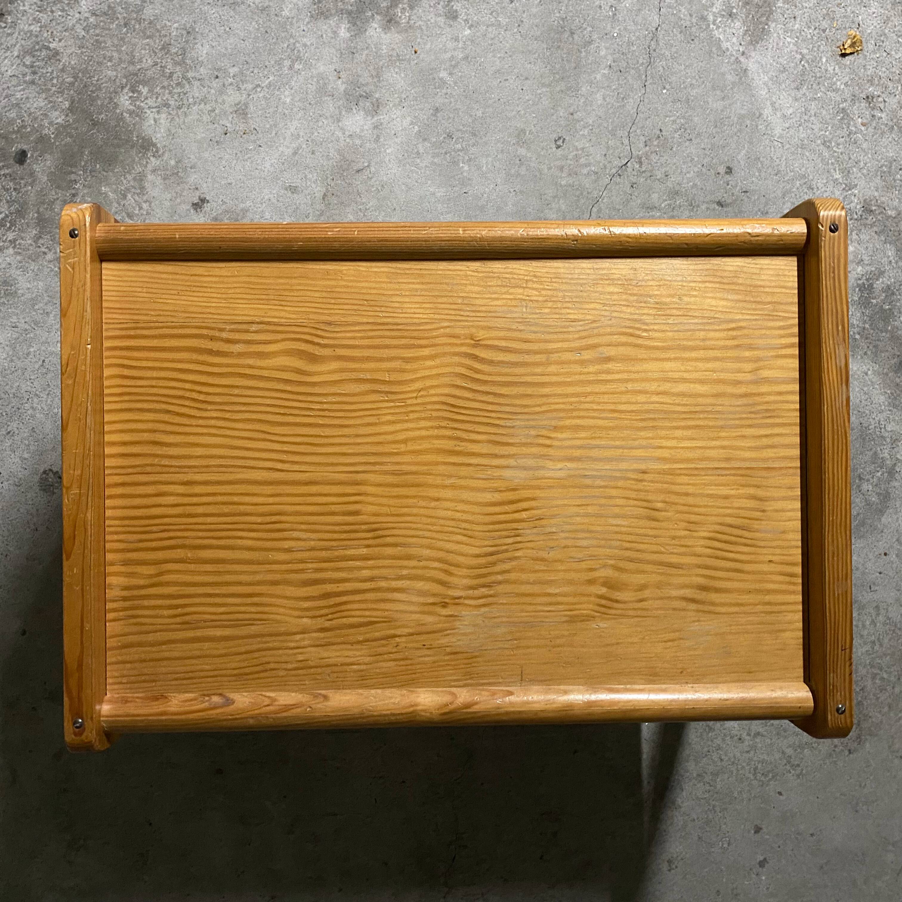 Brutalist children's chair and desk Habitat 1970