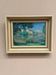 Original Oil on Canvas – “House near The Lake” by Fern I. Coppedge – Signed – Vintage & Framed – 30 × 24 cm (11.8" × 9.4")