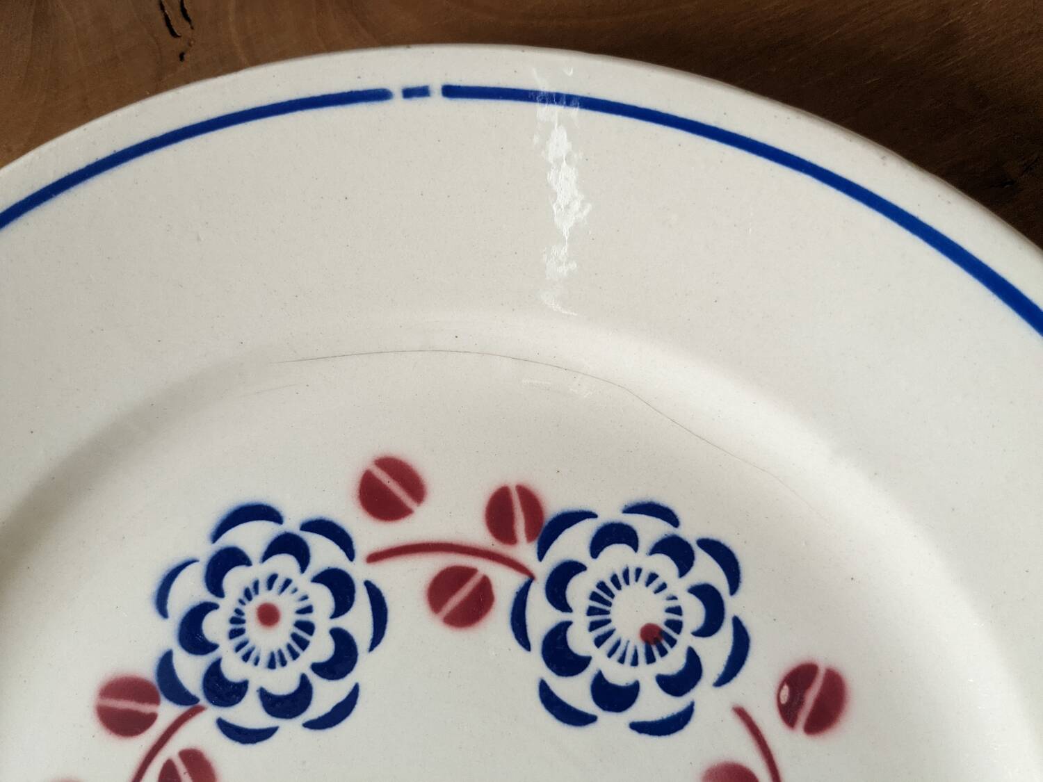 Six Badonviller Bagatelle flat plates