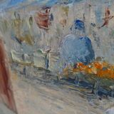 Tableau Orientaliste Signé 68 x 54 cm Afrique du Nord Maghreb