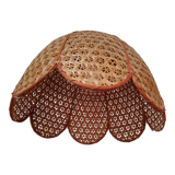 Rattan flower suspension