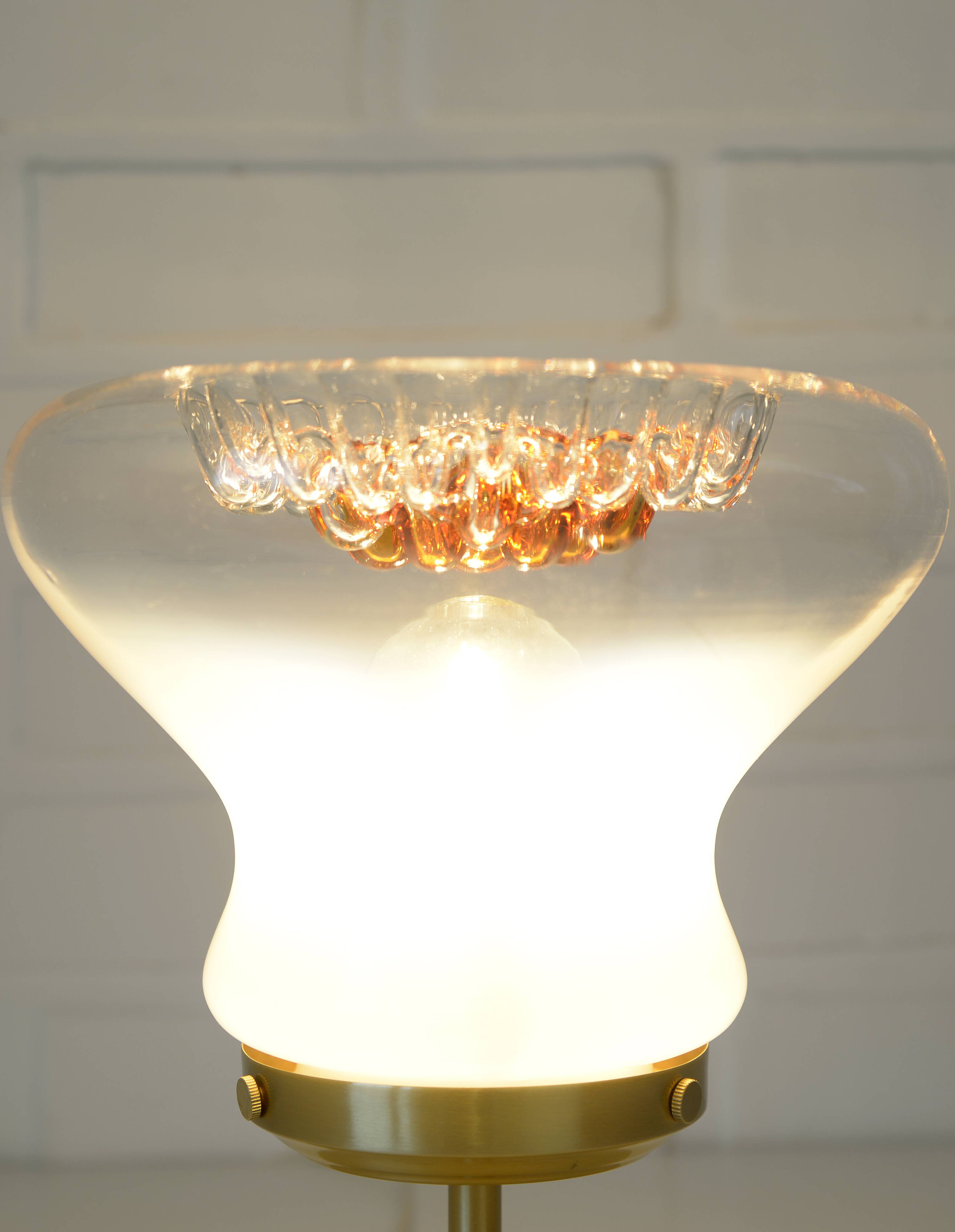 Set of 4 Vintage Sconces Flush Mount Mazzega Murano Glass Ceiling Lights