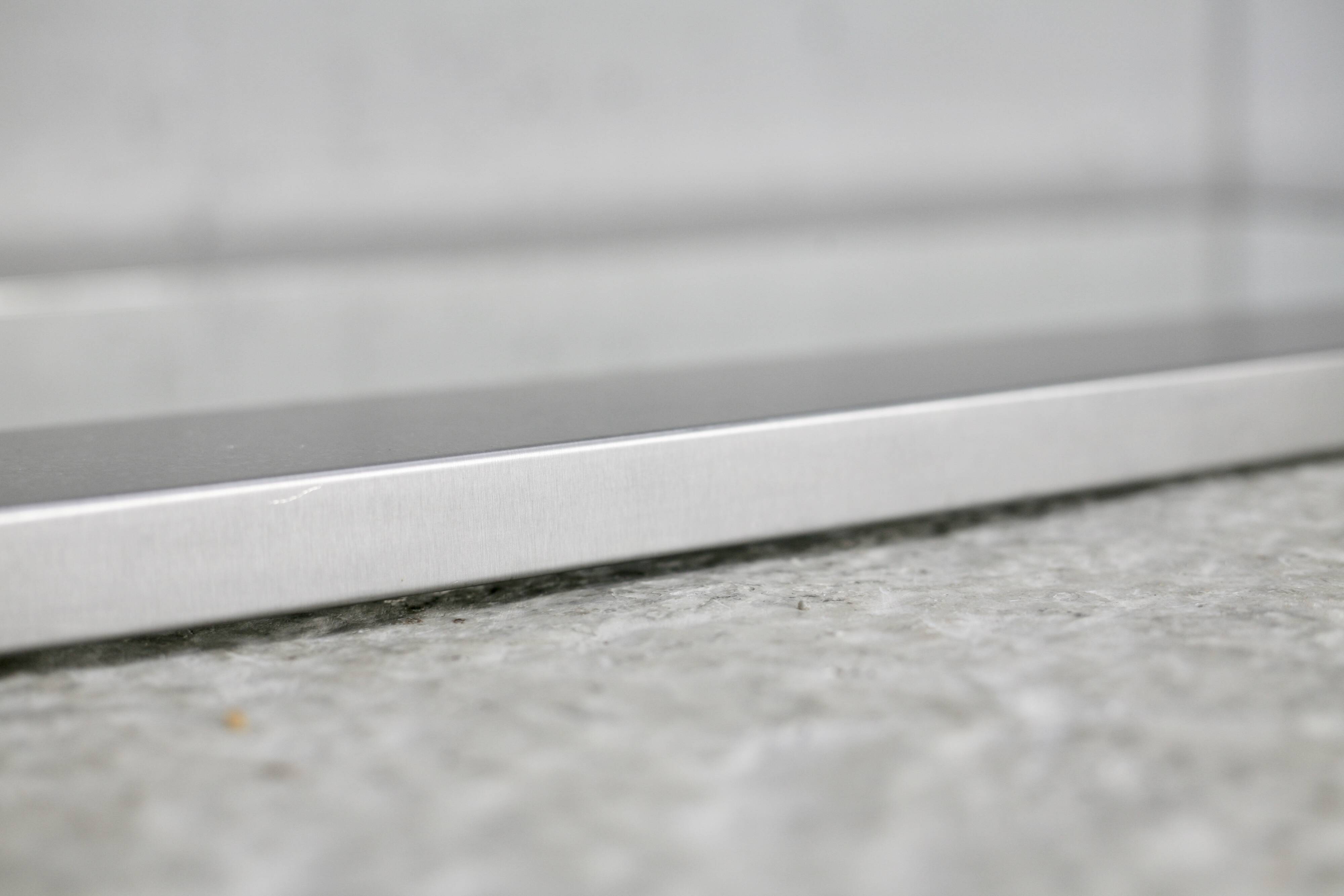 Large steel mirror from the 70s