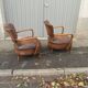 Pair of club chairs
