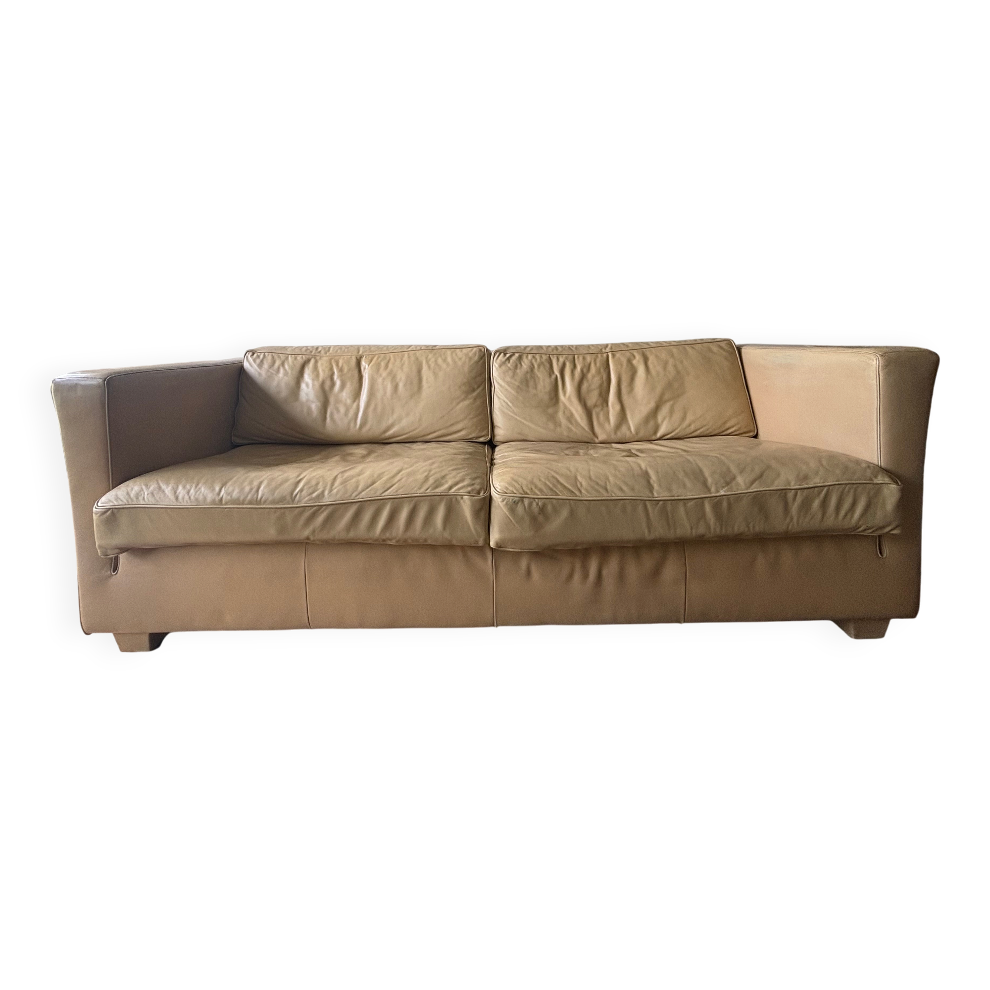 De Sede "Lotus" 3-seater sofa – Andrée Putman – beige leather