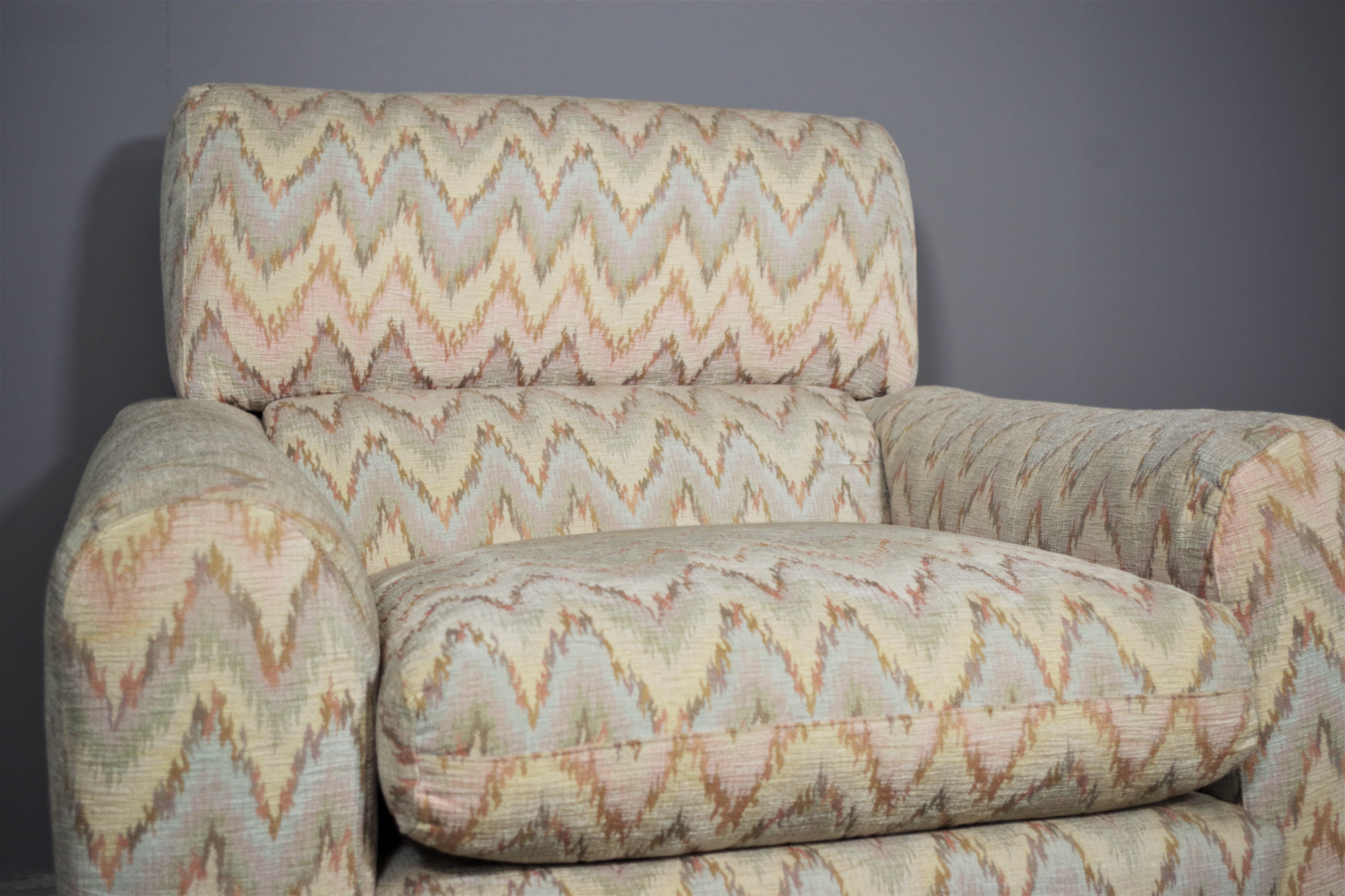 Missoni armchairs, 1970s, set of 3