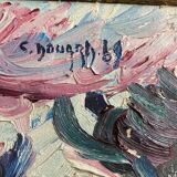 Oil on canvas signed C. Douard, 1969
