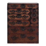 Ancient Japanese tansu of the choba-tansu type – Meiji/Taishō period (circa 1880-1920)