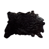 Black goat skin 90x65cm