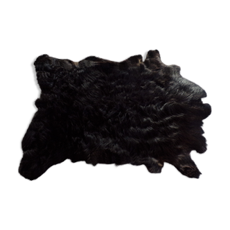 Black goat skin 90x65cm