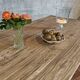 Solid oak farmhouse table "brut" 247x89, top "chocolate oak"