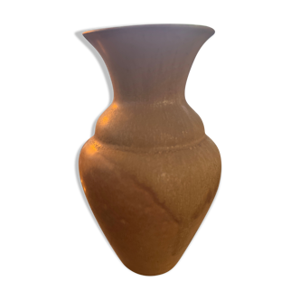 Vase en gré marron rhoda