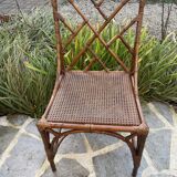 Rattan and bamboo dining room