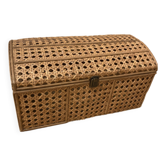 Small cane chest