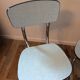 Lot of 2 blue formica chairs from the 50s-60s
