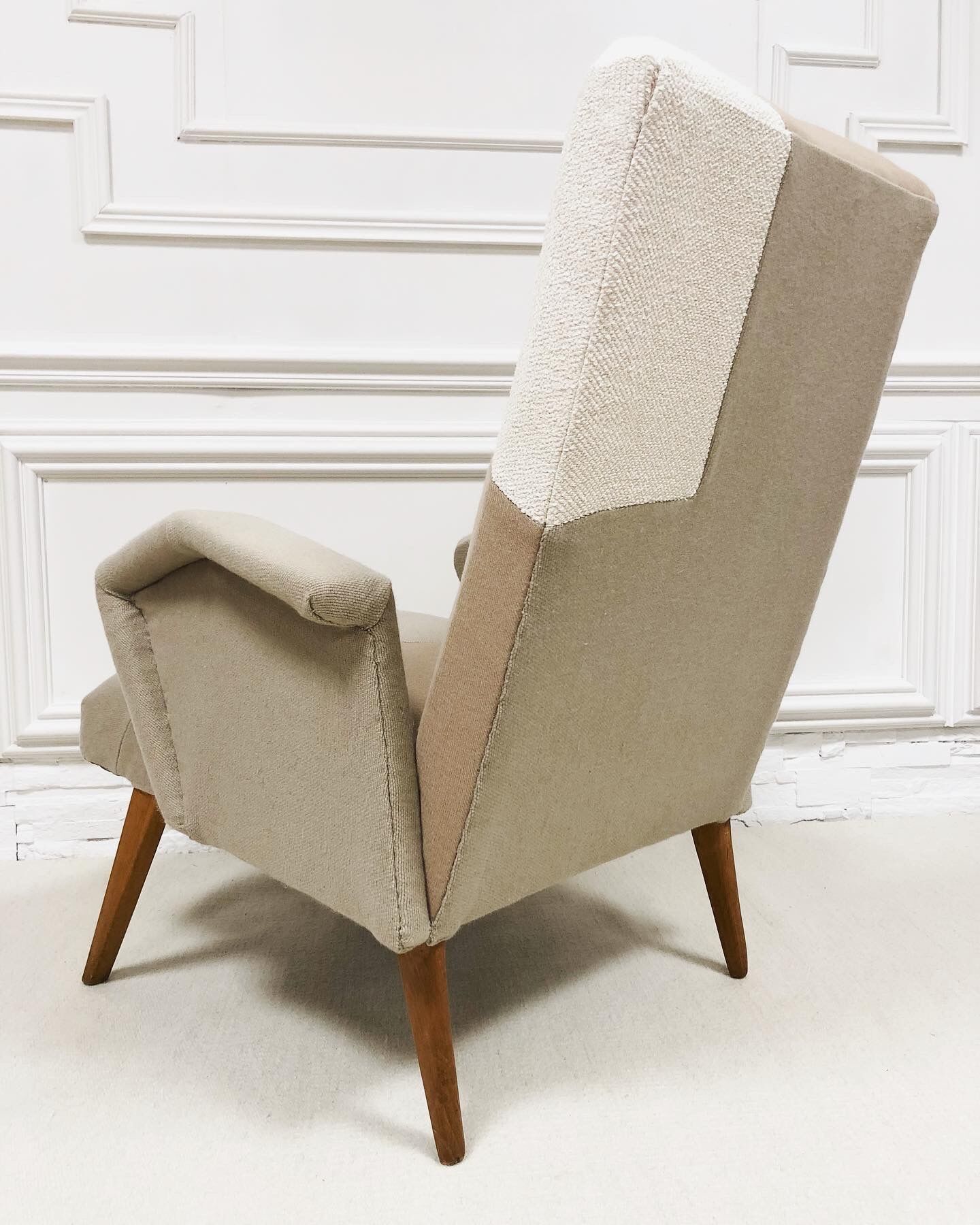 Restored Scandinavian vintage armchair