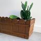 Large! Vintage rectangular plastic planter by EMSA
