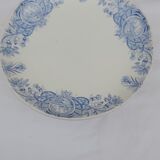 Faience compotier by Saint Amand A. Lebacqz & Bouchard model Persian diam 23.5 cm