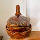 Plat barbotine canard vintage