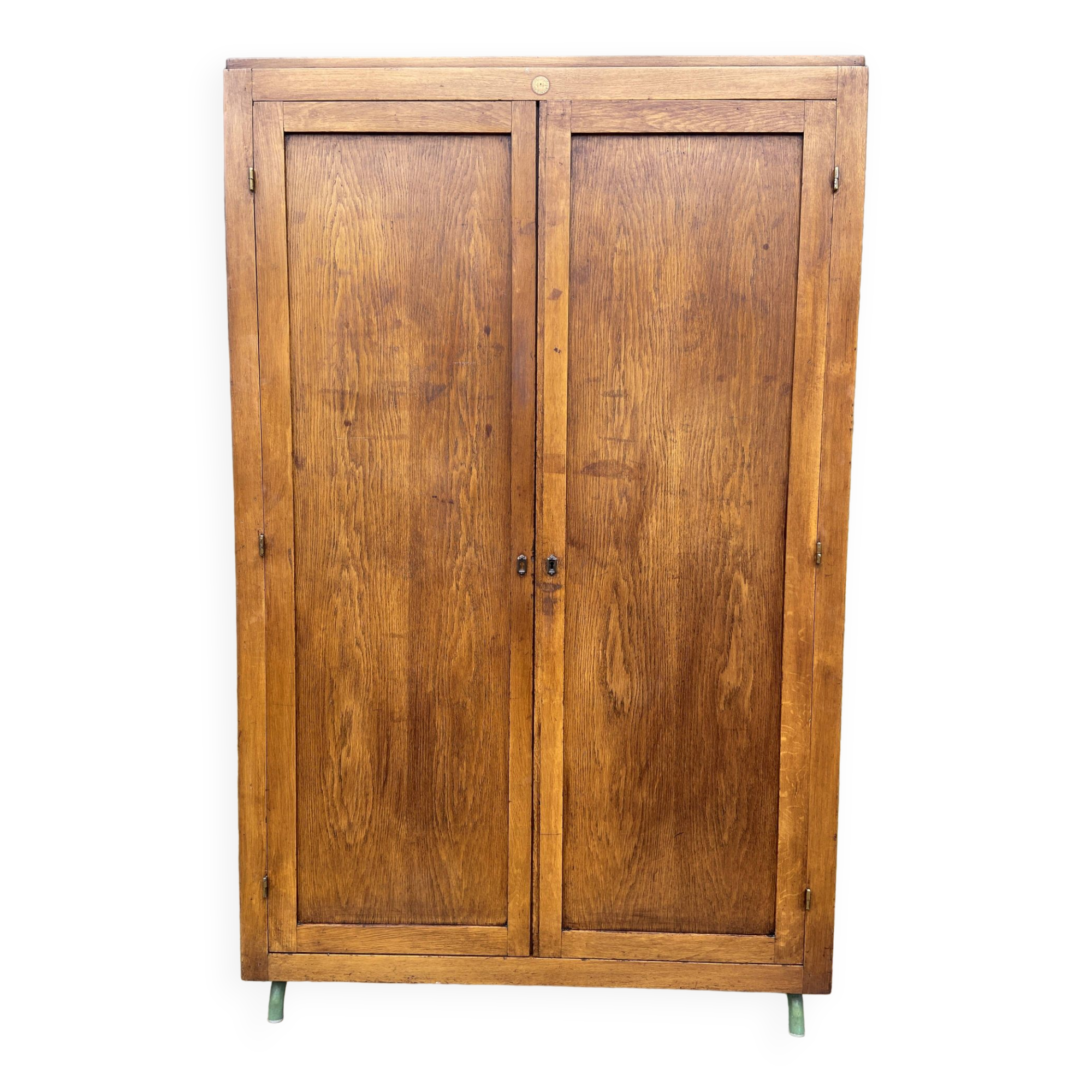 Mid century mullca type school cabinet by the manufacturer delagrave 60s-70s