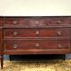 Antique Louis XVI style chest of drawers in Parisian style mahogany