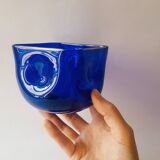 Blue majorelle trinket bowl
