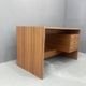 Writing desk, vintage wooden desk, 1980s, Czechoslovakia