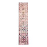 Soft & Dusty Pink Vintage Runner Rug, 78x360Cm