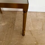 Table basse dorée
