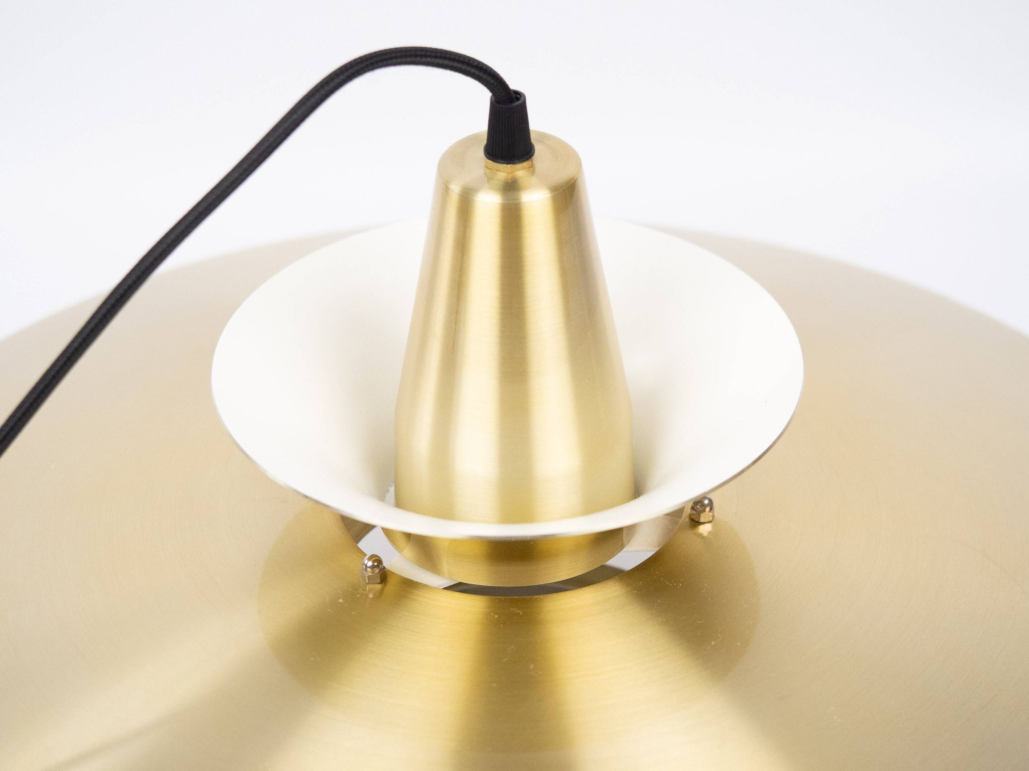 Danish vintage pendant lamp Roma by Junge, 1980s