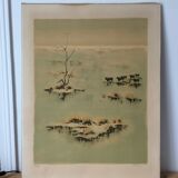 Camargue Landscape Illustration