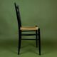Vintage Italian cord chair from the 1960s by Gio Ponti.