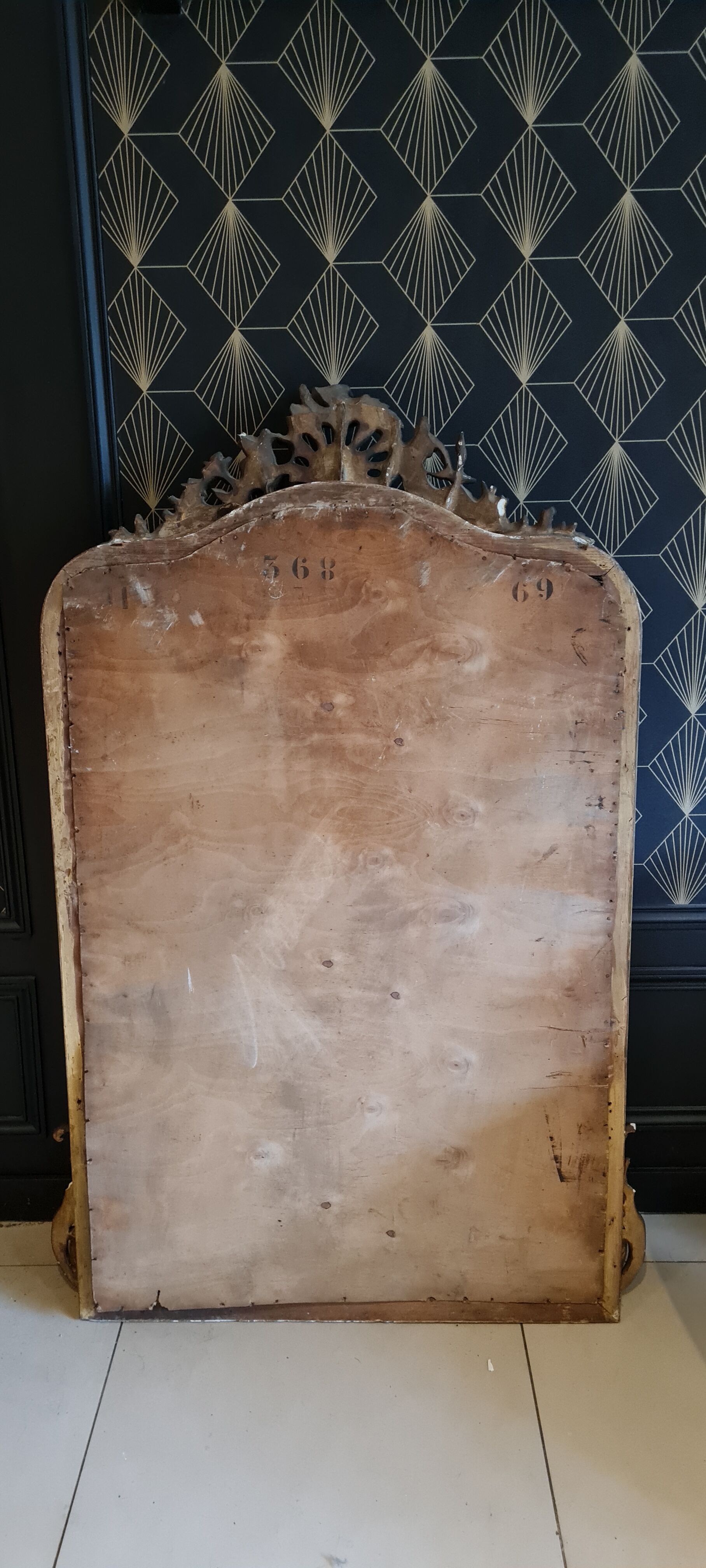 Louis XV style mirror - 137x81cm