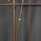 Antique 19thc victorian pair of brass coat stands c.1890