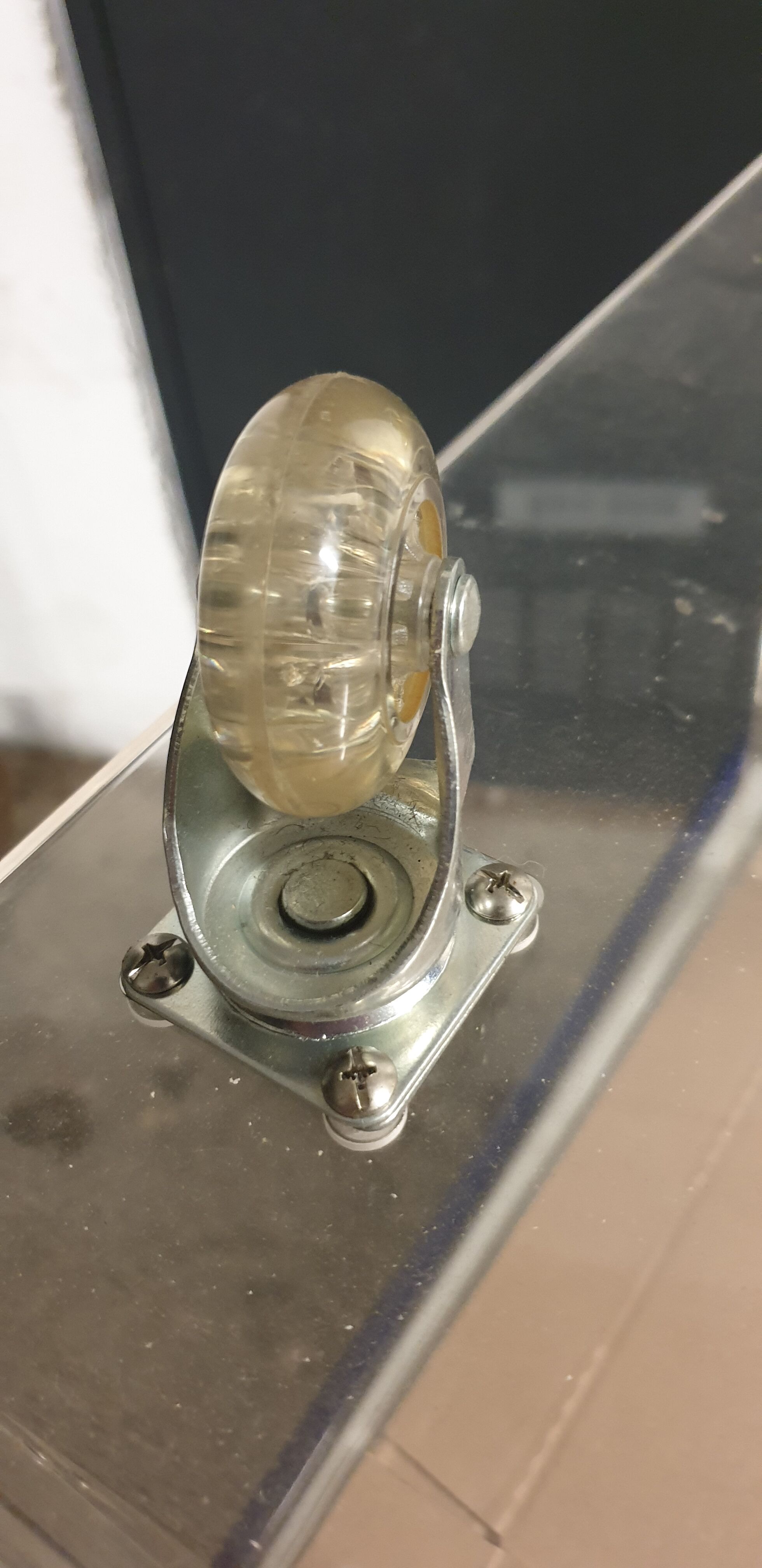 Plexiglas coffee table