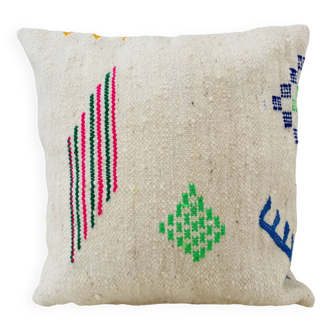 Berber kilim wool cushion cover n°15
